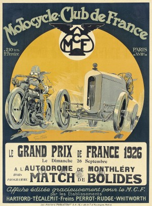 Vintage Motorcycle show poster design